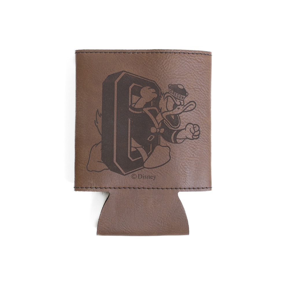 DTO, Timeless Etchings, Brown, Accessories, Home & Auto, Leather-like material, Can koozie, 747196